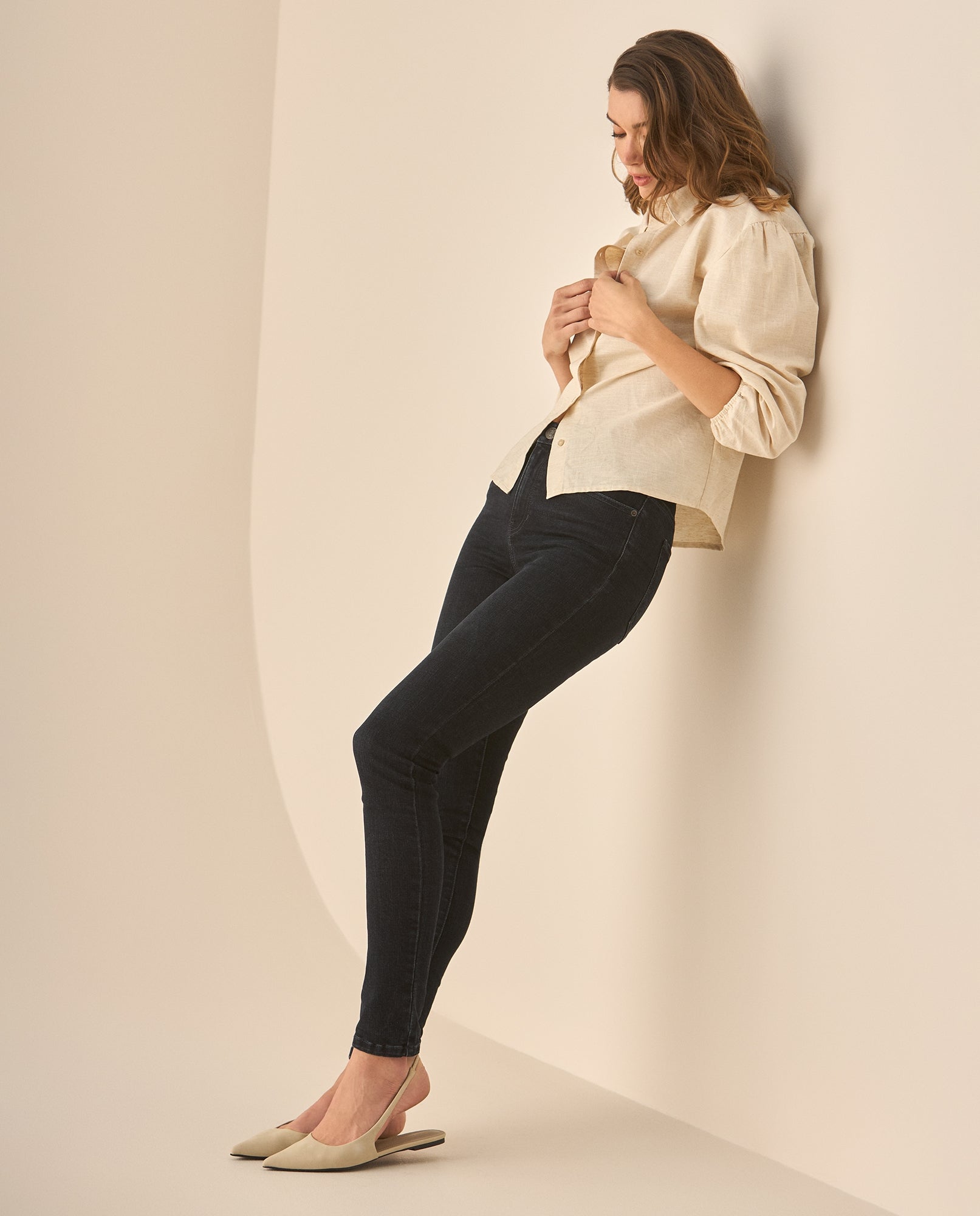 Jean Skinny tono oscuro para mujer  - Azul 34_673G014_AZU193933_0