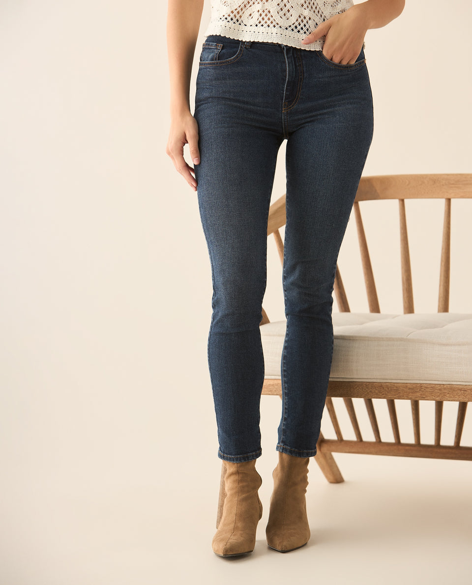 Jean skinny fit tono medio para mujer - Azul 34_673G018_AZU193933_3