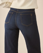 Jean Wide Leg tono medio para mujer - Azul