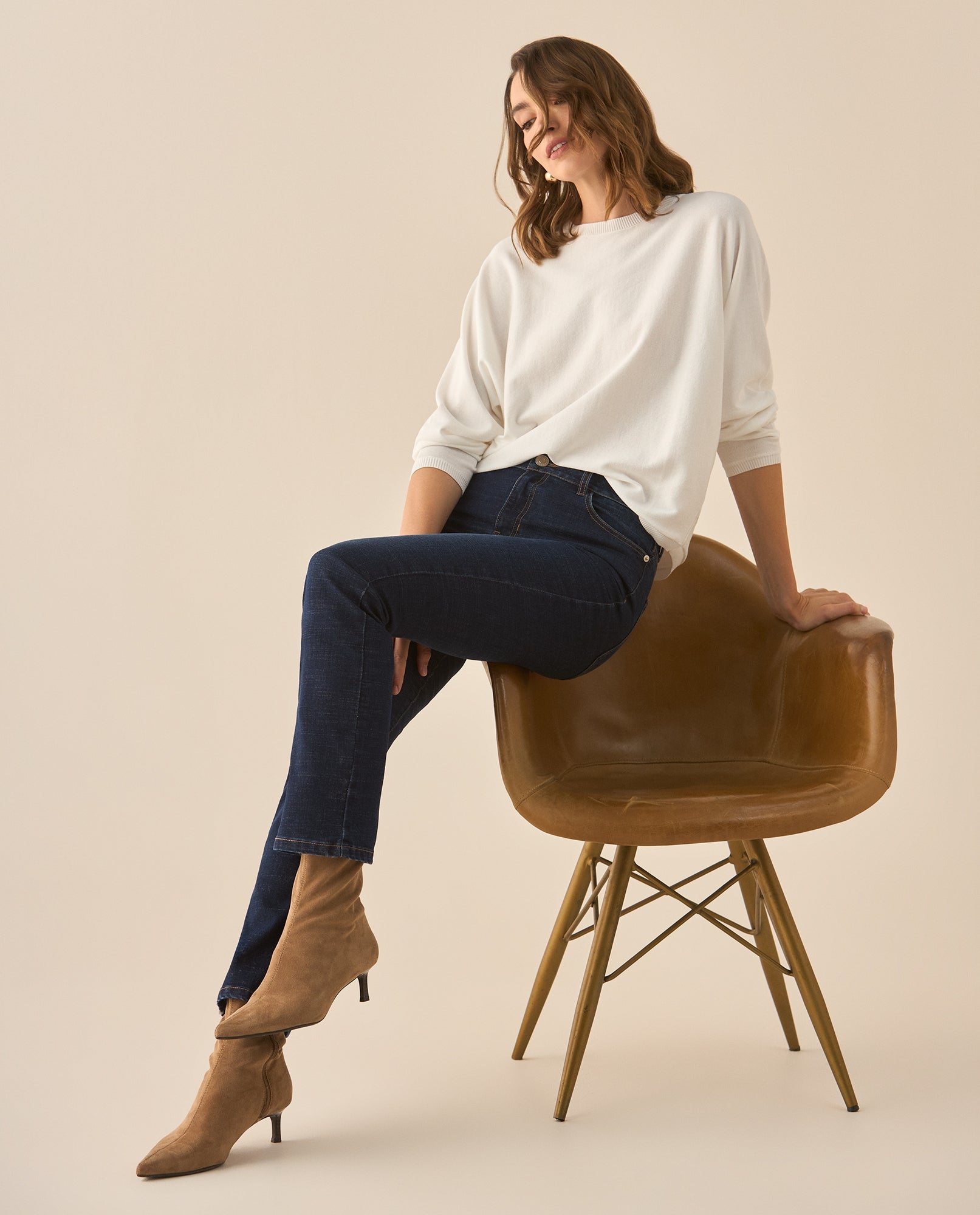 Jean Skinny tono oscuro para mujer  - Azul 34_673G031_AZU193933_0