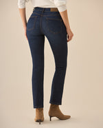 Jean Skinny tono oscuro para mujer  - Azul