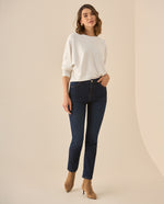 Jean Skinny tono oscuro para mujer  - Azul
