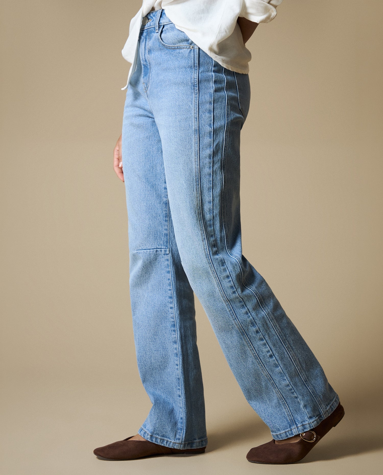 Jean Straight Fit Regular - Azul