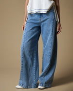 Jean Wide Leg Azul Tradicional - Azul