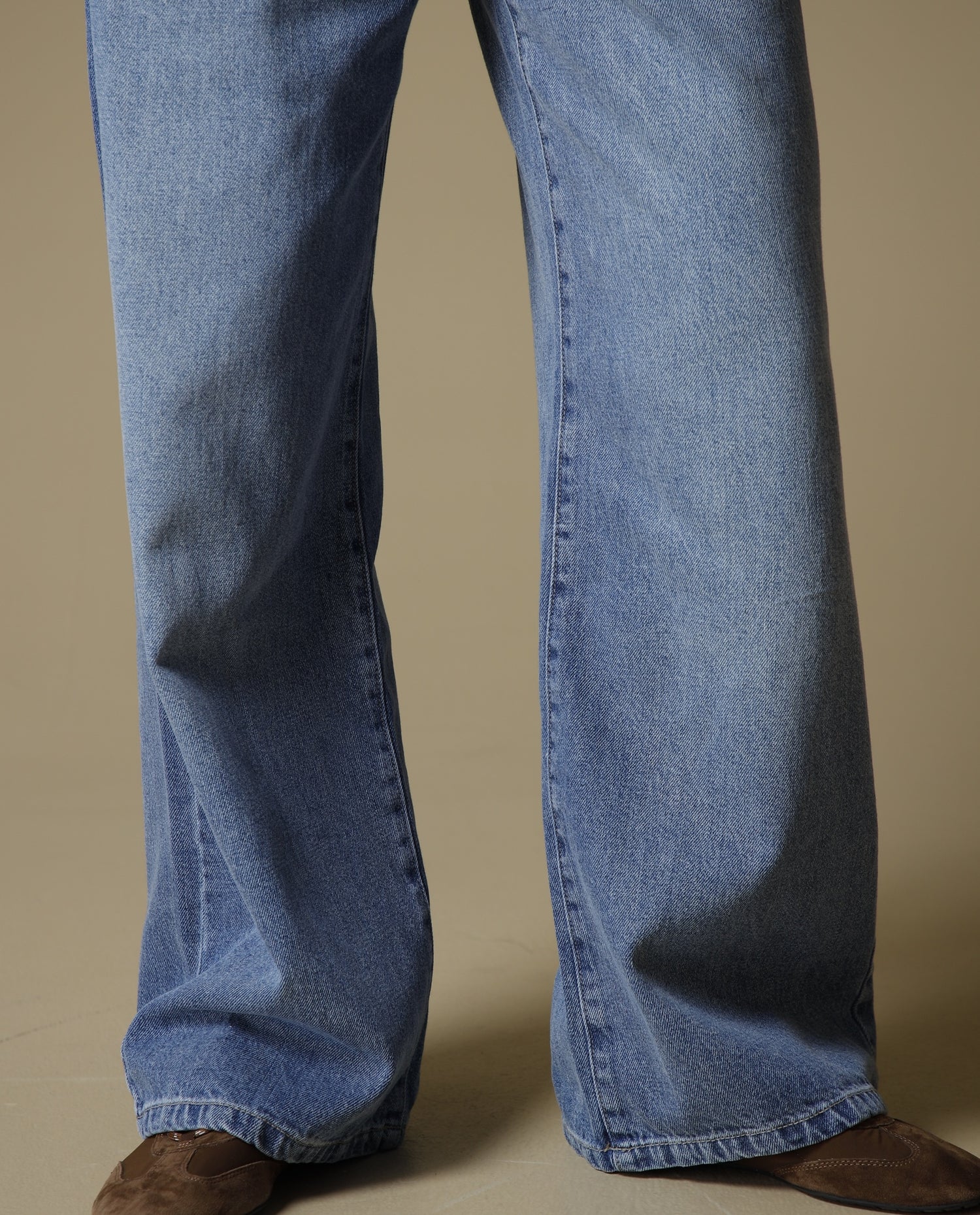 Jean Wide Leg Esprit - Azul