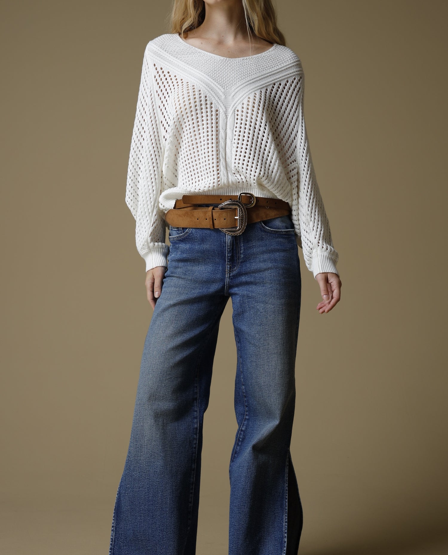 Jean Wide Leg Regular - Azul