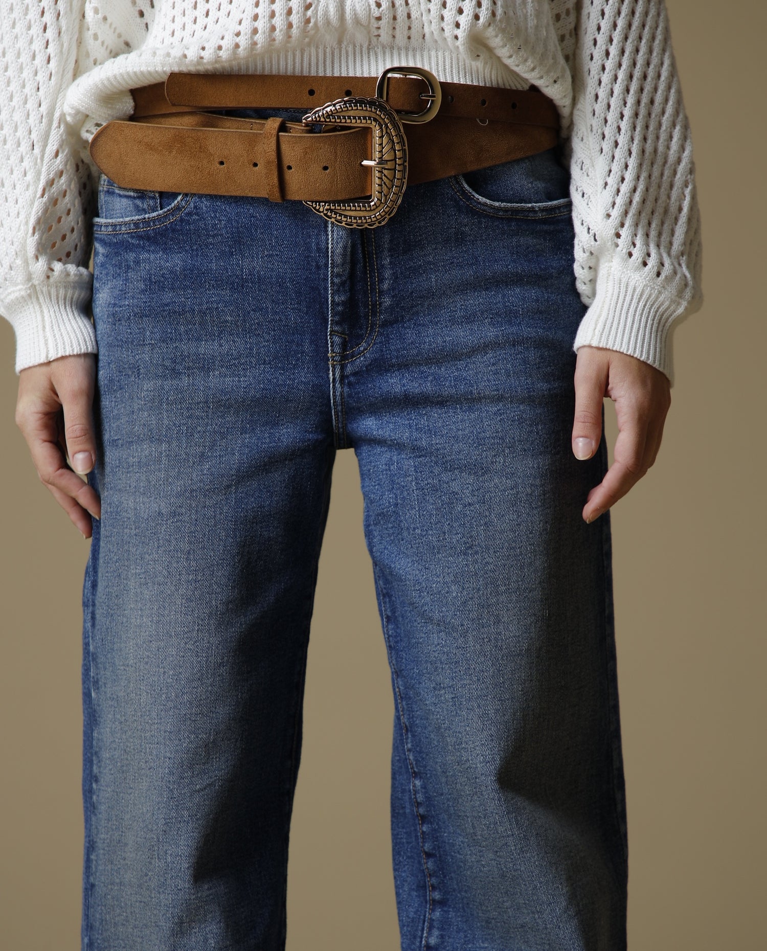 Jean Wide Leg Regular - Azul