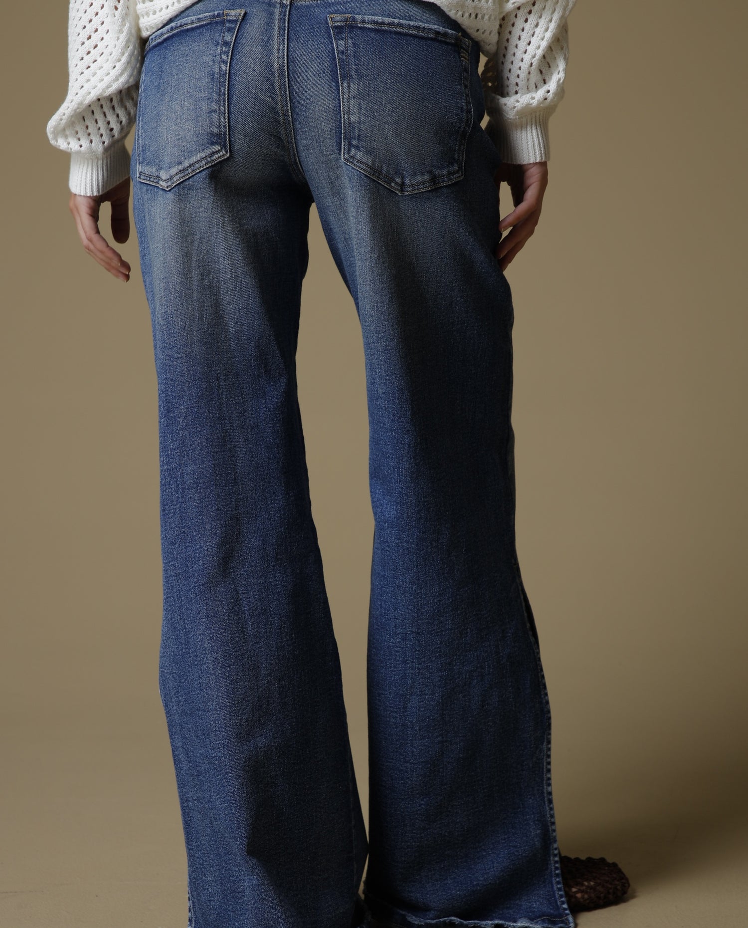 Jean Wide Leg Regular - Azul