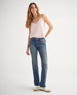 Jean Bootcut tono oscuro para mujer - Azul