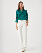 Jean tipo boyfriend para mujer - Crudo