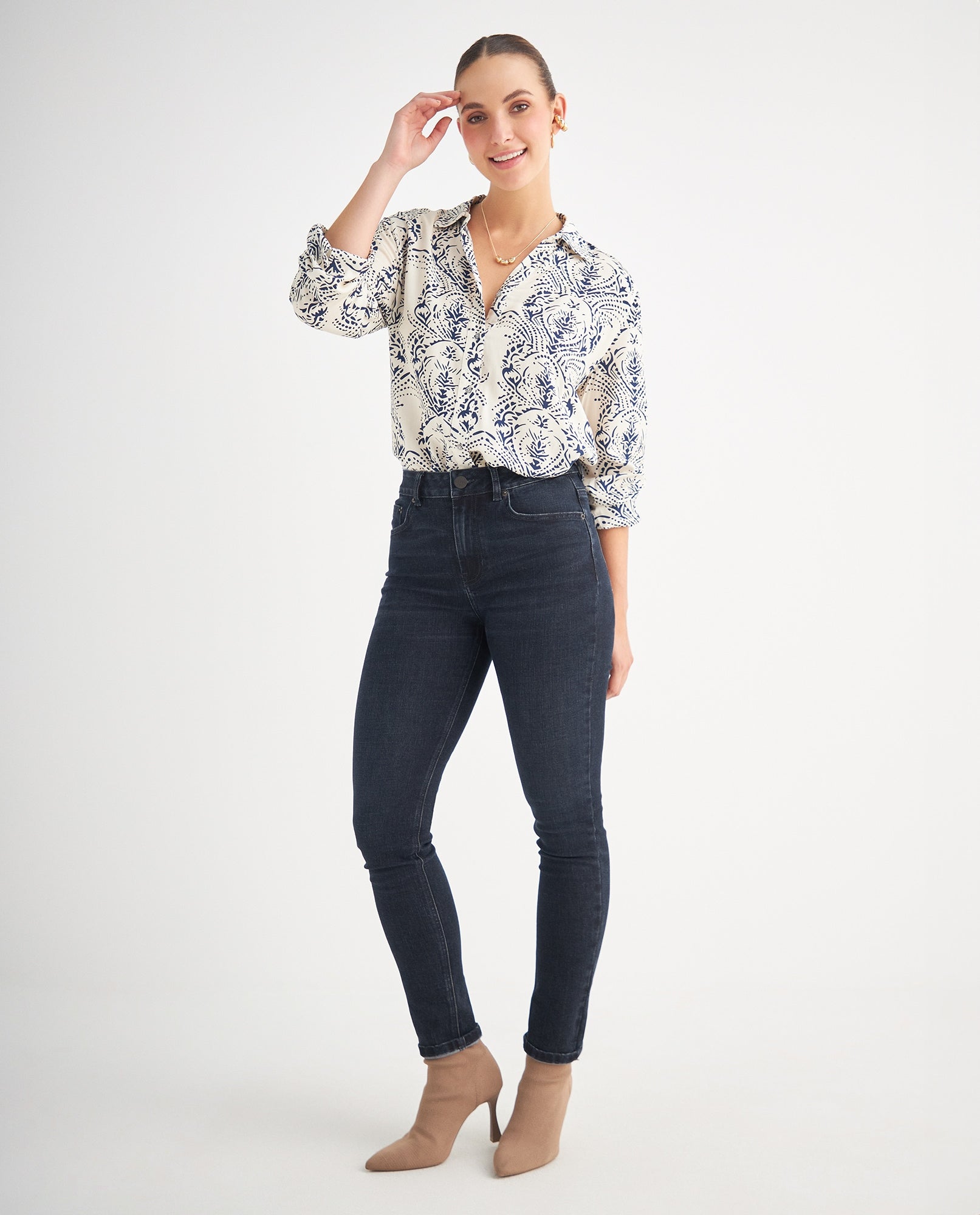 Jean Skinny fit para mujer - Azul 34_679F017_AZU193933_0