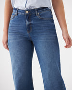 Jean Wide Leg tono medio para mujer - Azul