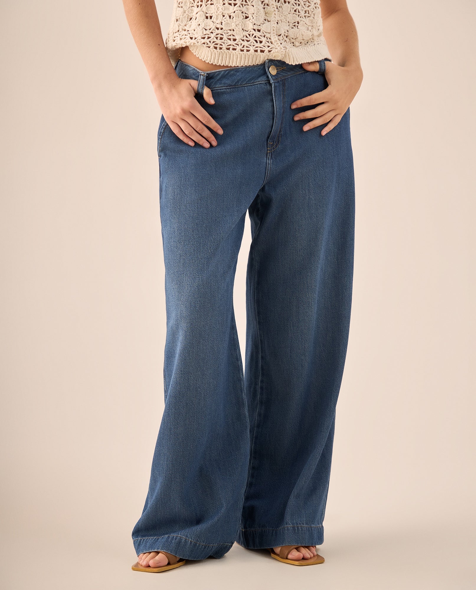 Jean Wide Leg Azul con Tiro Alto - Azul 34_679G003_AZU174027_3