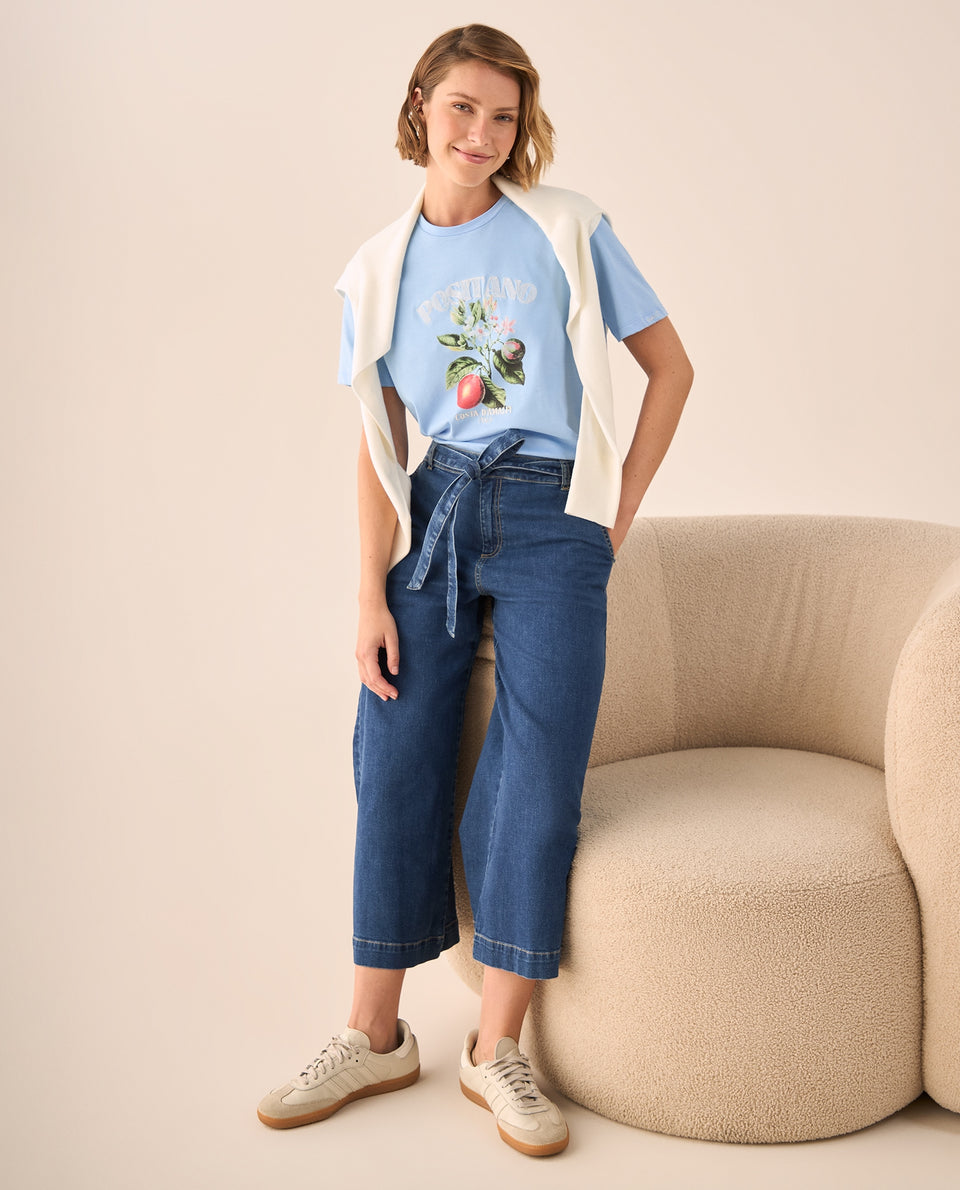 Jean Culotte Azul Tiro Alto con Cinturón - Azul 34_679G005_AZU174027_7