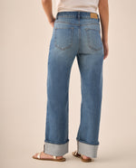 Jean Straight Azul Medio con Tencel - Azul