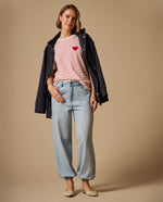 Jean Jogger Azul Claro con Puños Elásticos - Azul