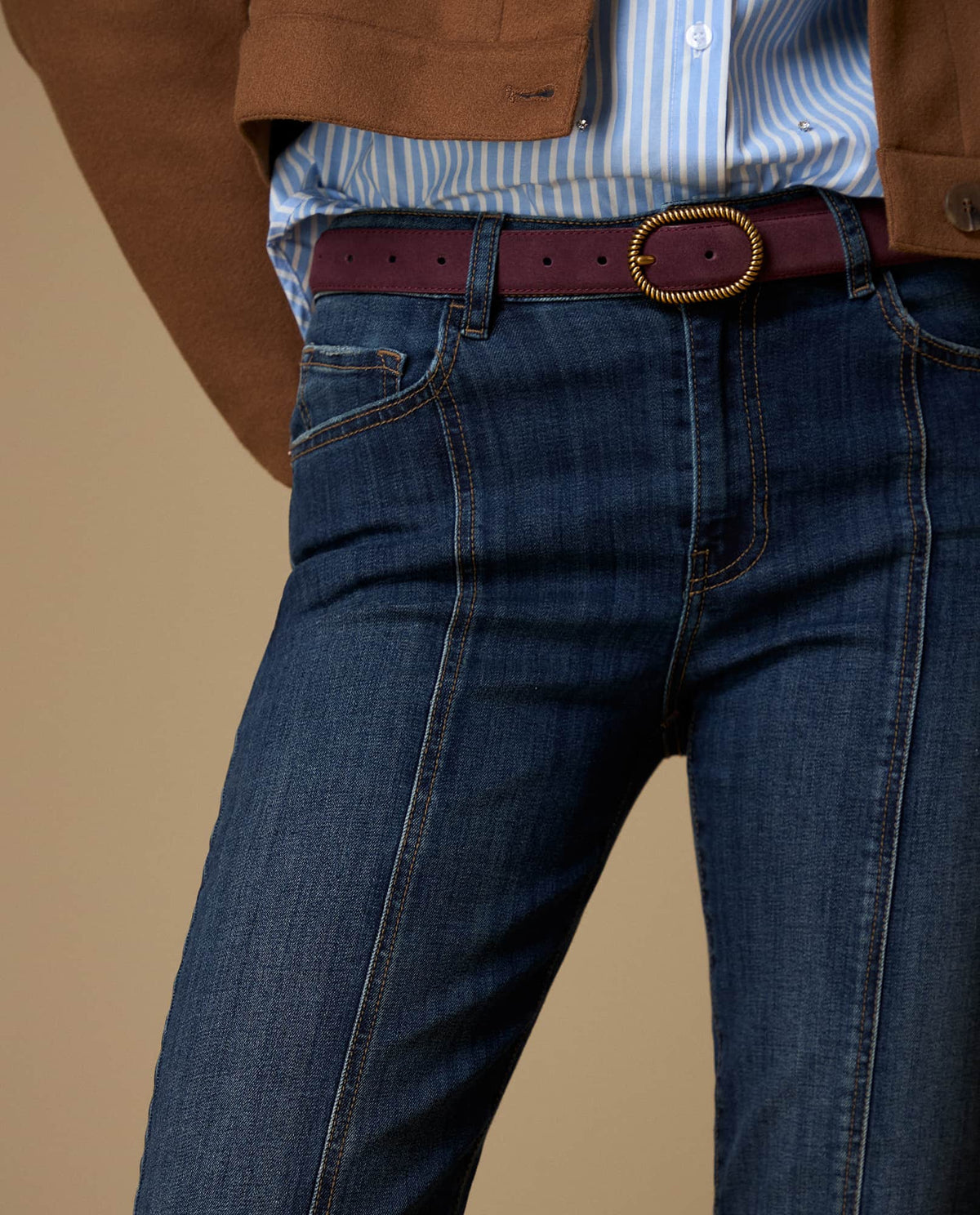 Jean Flare Tiro Alto Denim - Azul 34_679H005_AZU193933_0