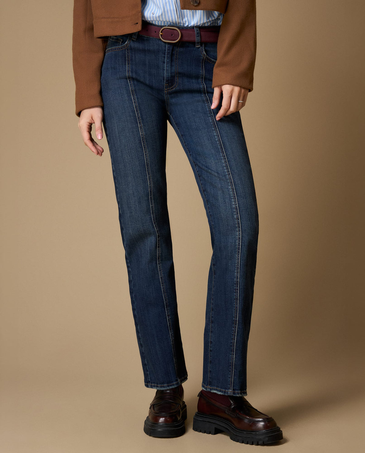 Jean Flare Tiro Alto Denim - Azul 34_679H005_AZU193933_4