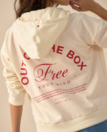 Buzo tipo hoodie para mujer - Crudo