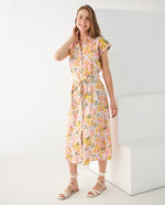 Vestido largo para mujer - Amarillo