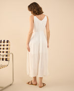 Vestido clásico para mujer - Crudo