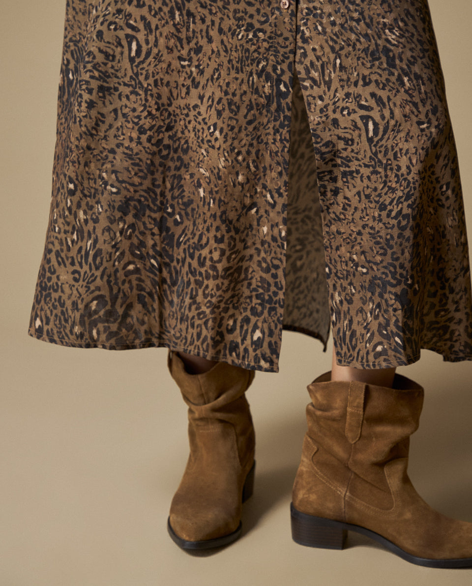Vestido largo animal print - Verde 34_693H011_VER170517_3