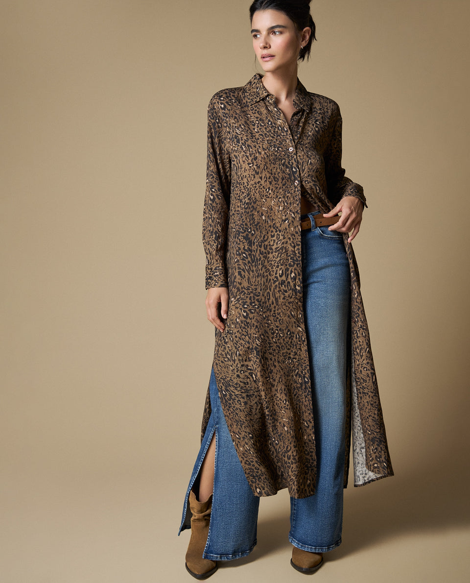 Vestido largo animal print - Verde 34_693H011_VER170517_8