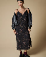 Vestido Midi Corte Slim Fit - Negro 34_693H014_NEG190303_0