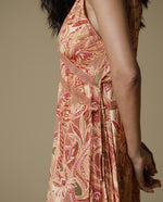 Vestido largo tiras sueltas - Naranja