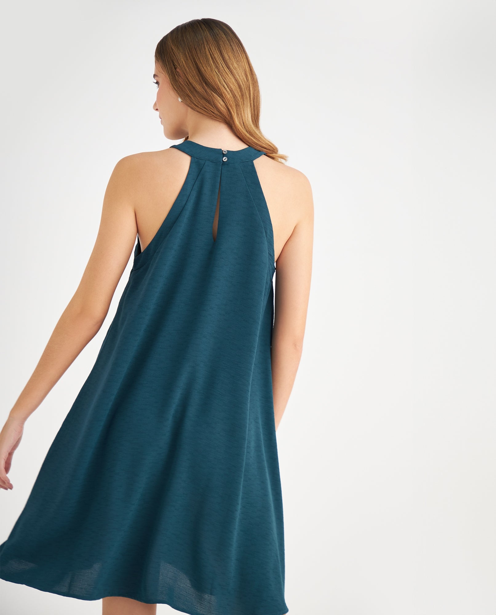 Vestido midi para mujer - Verde 34_699F003_VER194524_4