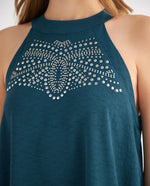 Vestido midi para mujer - Verde