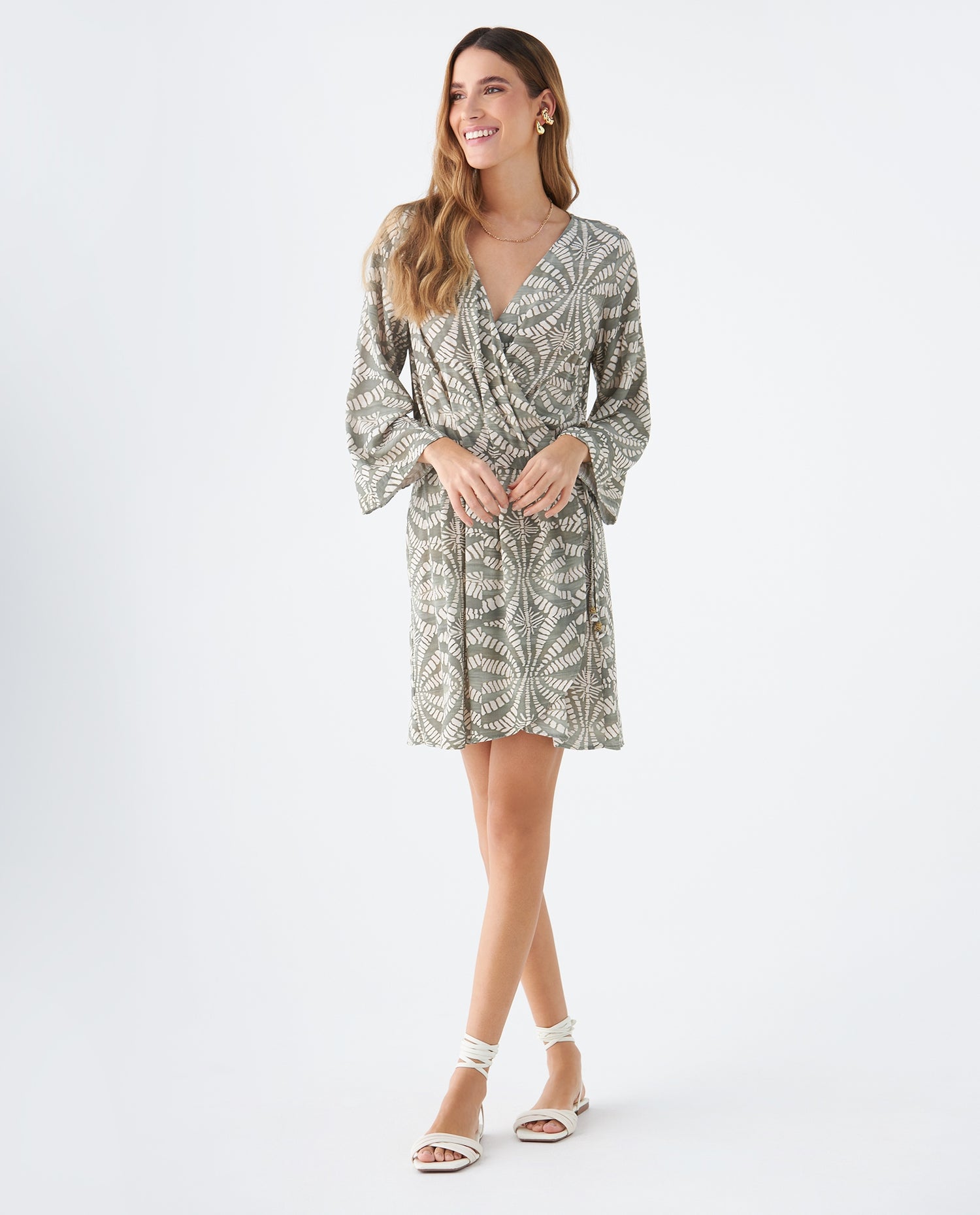 Vestido midi para mujer - Verde
