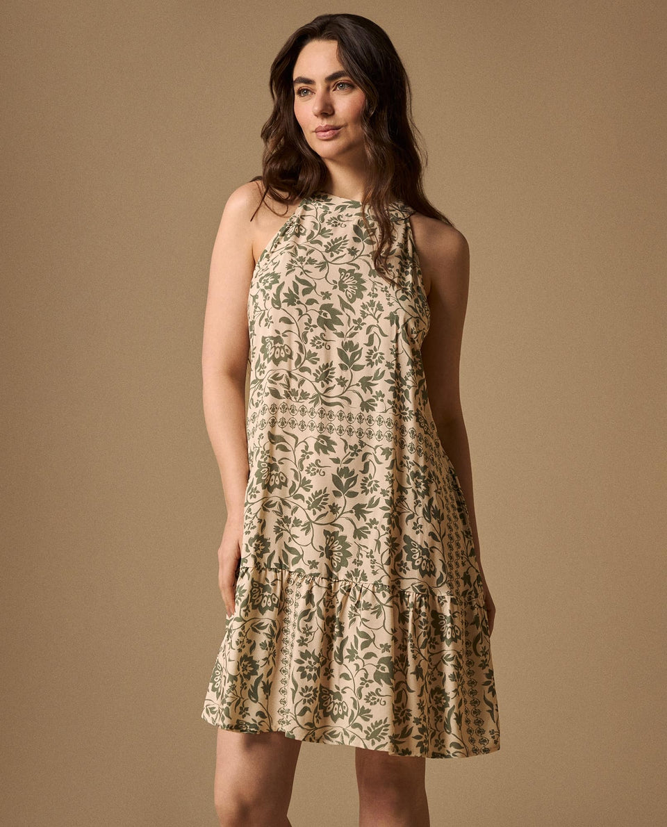 Vestido Floral con Volante - Blanco 34_699G022_BLA114202_3