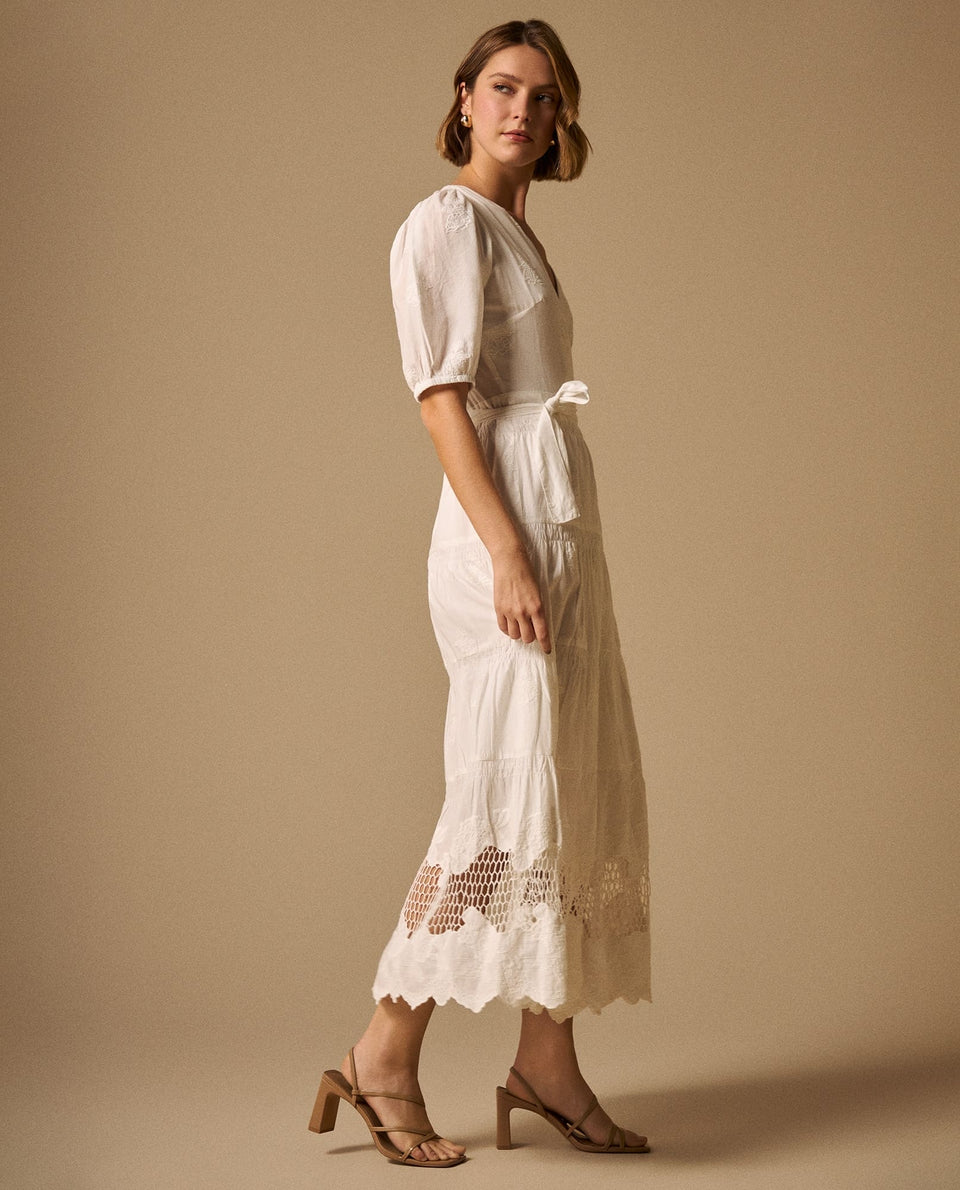 Vestido largo algodón bordado - Crudo 34_699G220_CRU110110_4
