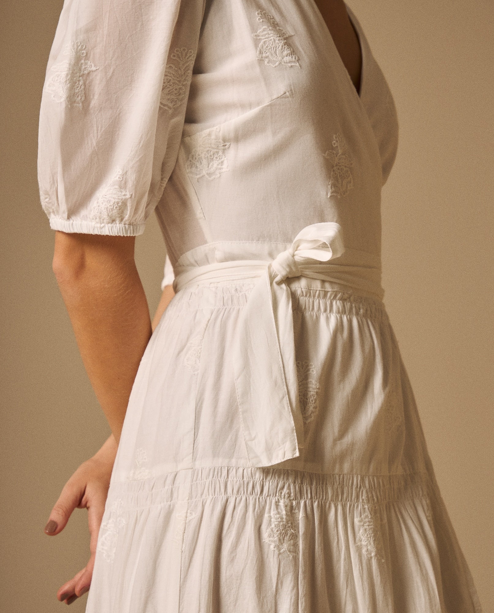 Vestido largo algodón bordado - Crudo 34_699G220_CRU110110_6