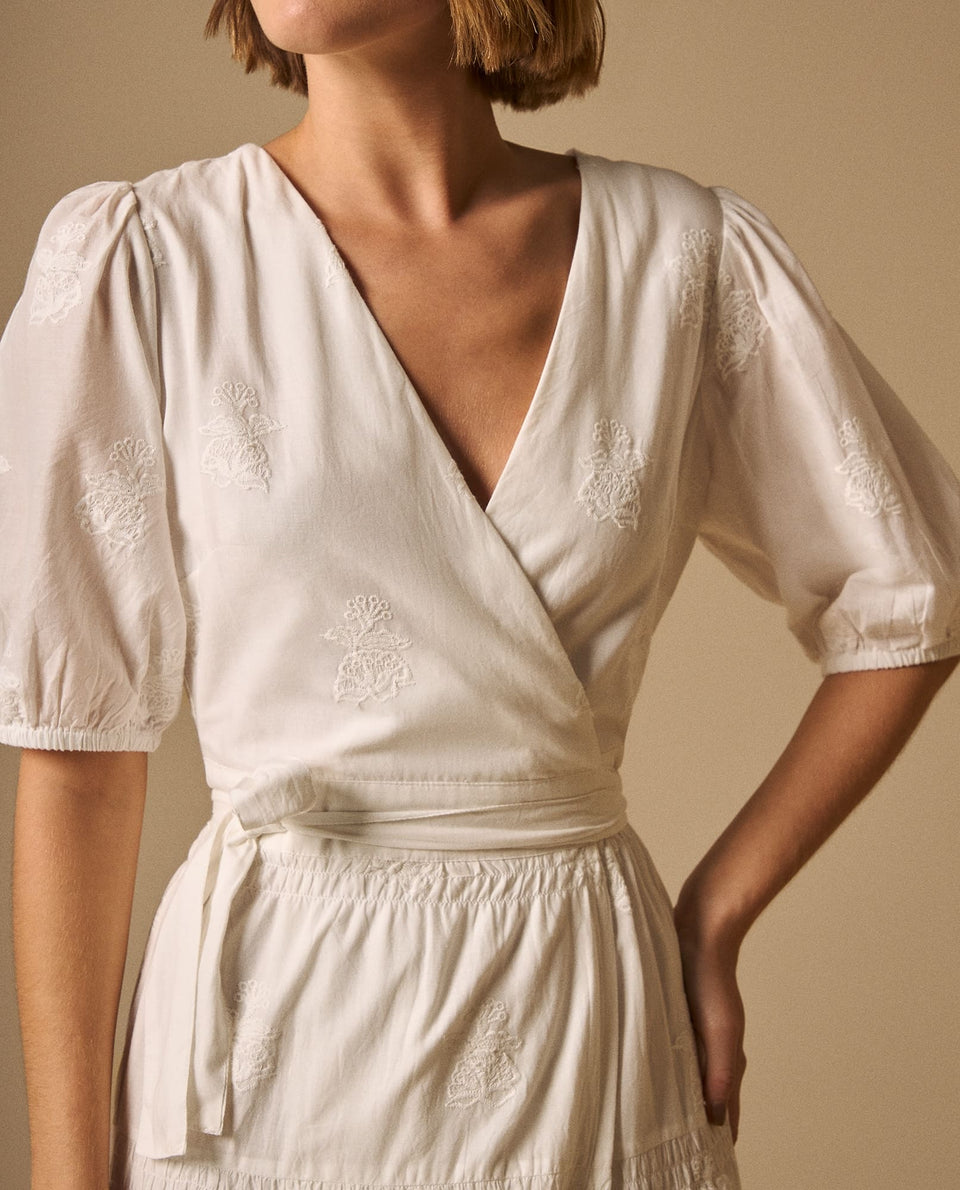 Vestido largo algodón bordado - Crudo 34_699G220_CRU110110_8
