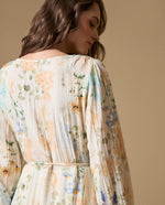 Vestido largo floral manga larga - Crudo 34_699H000_CRU114201_7
