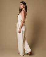 Vestido largo tirantes lino mezcla - Crudo 34_699H003_CRU114201_7