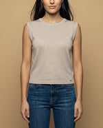 Camiseta manga corta con acabado brillante - Rosa