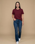 Camiseta manga corta bordada algodón - Morado 34_905H011_MOR191619_5