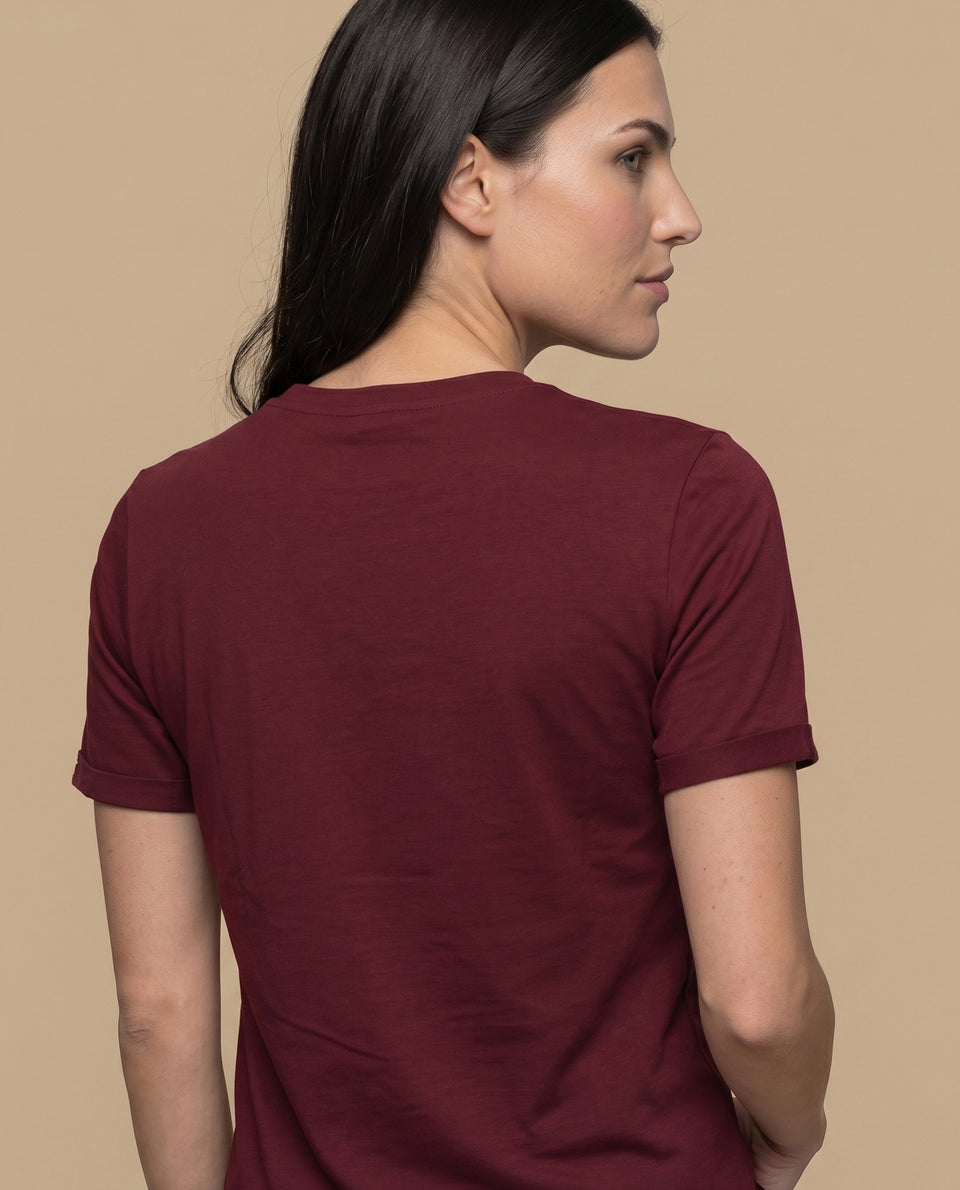 Camiseta manga corta bordada algodón - Morado 34_905H011_MOR191619_7
