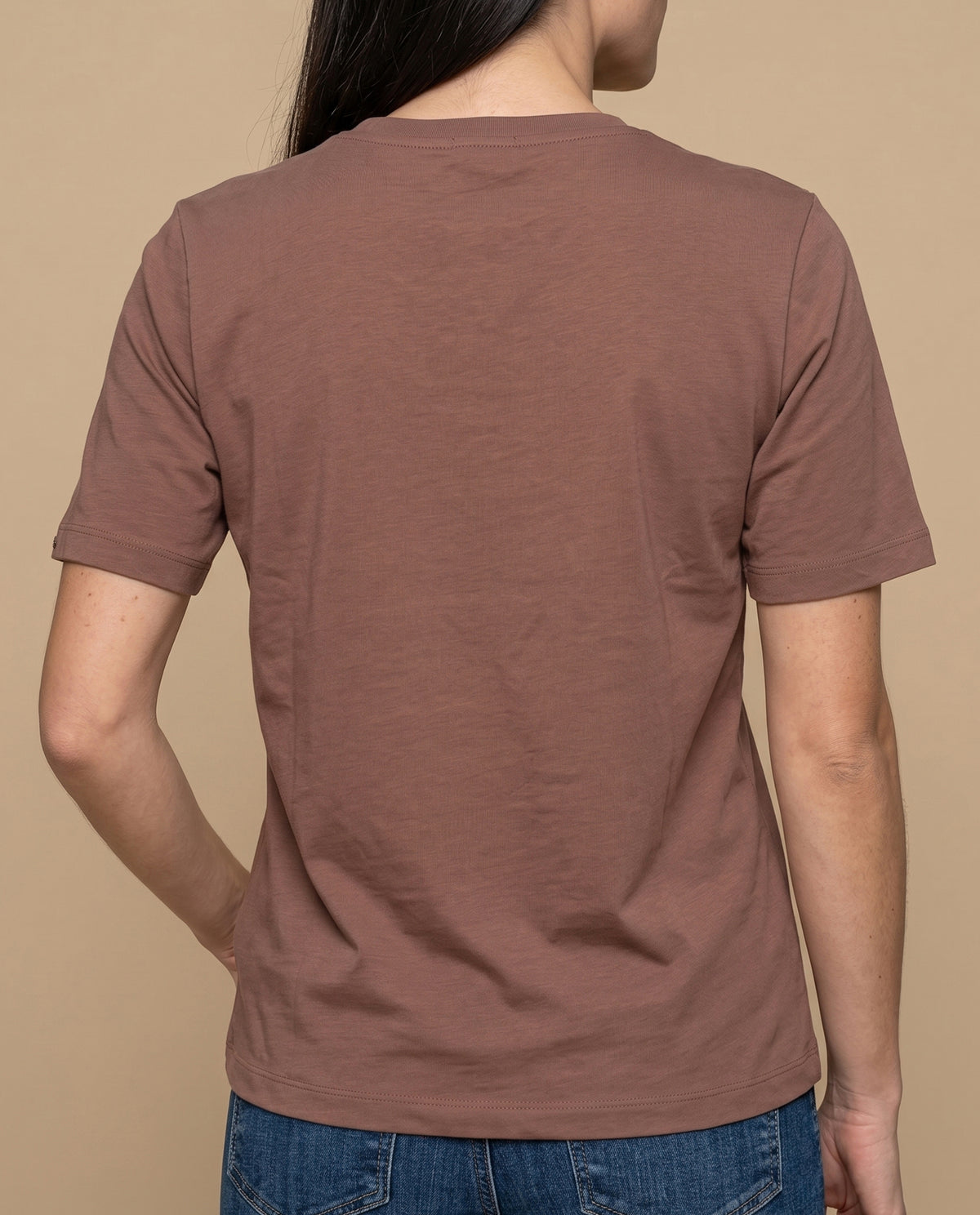 Camiseta manga corta bordada - Café 34_905H012_CAF161318_4