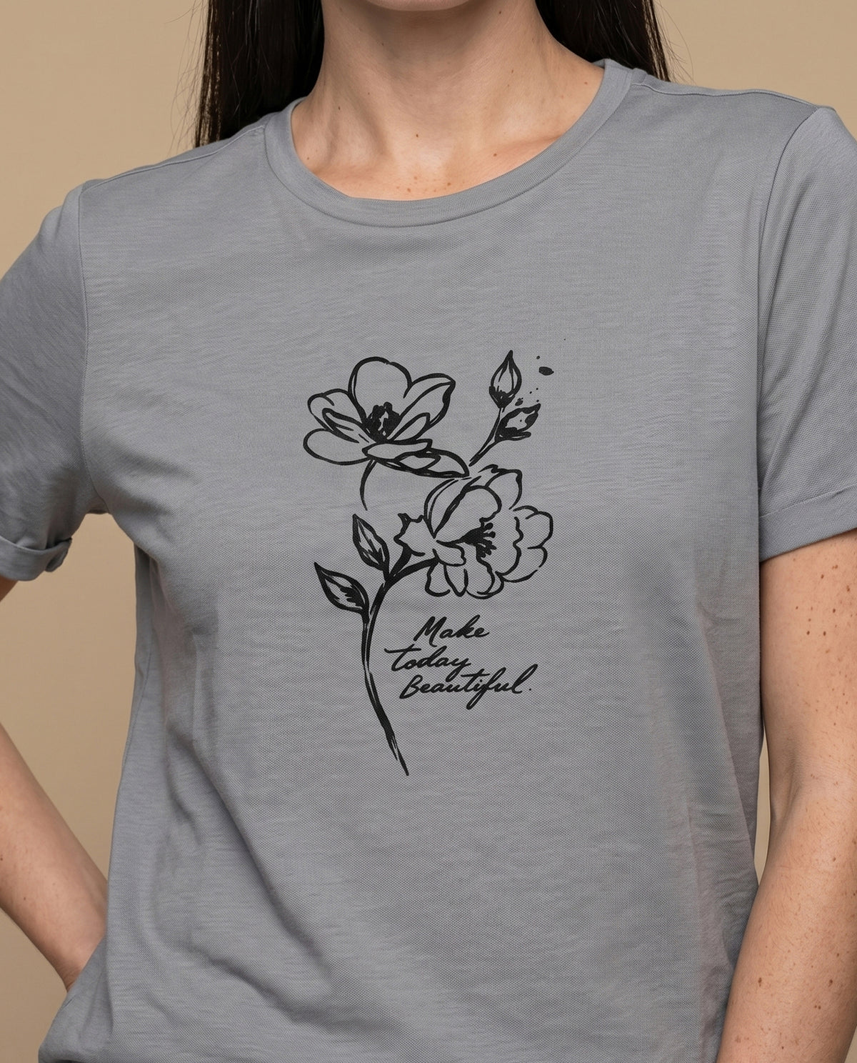 Camiseta manga corta bordada - Gris 34_905H013_GRI175104_3