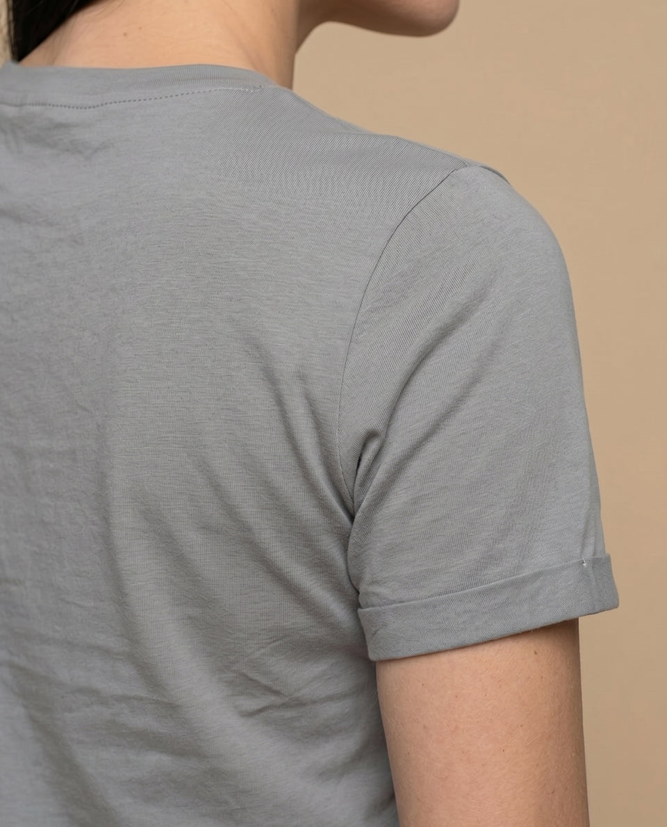 Camiseta manga corta bordada - Gris 34_905H013_GRI175104_6