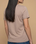 Camiseta manga corta bordado flores - Bronce 34_905H017_BRO161213_4