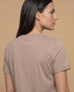 Camiseta manga corta bordado flores - Bronce 34_905H017_BRO161213_7
