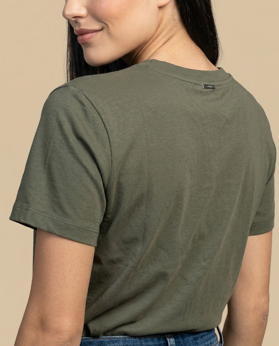 Camiseta bordada manga corta cuello redondo - Verde 34_905H026_VER190622_6