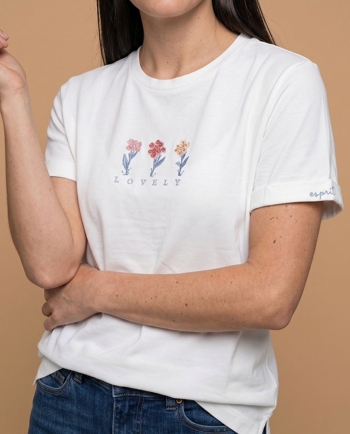 Camiseta manga corta azul bordada - Blanco 34_905H082_BLA110601_3