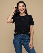 Camiseta manga corta bordada - Negro 34_905H083_NEG190303_0