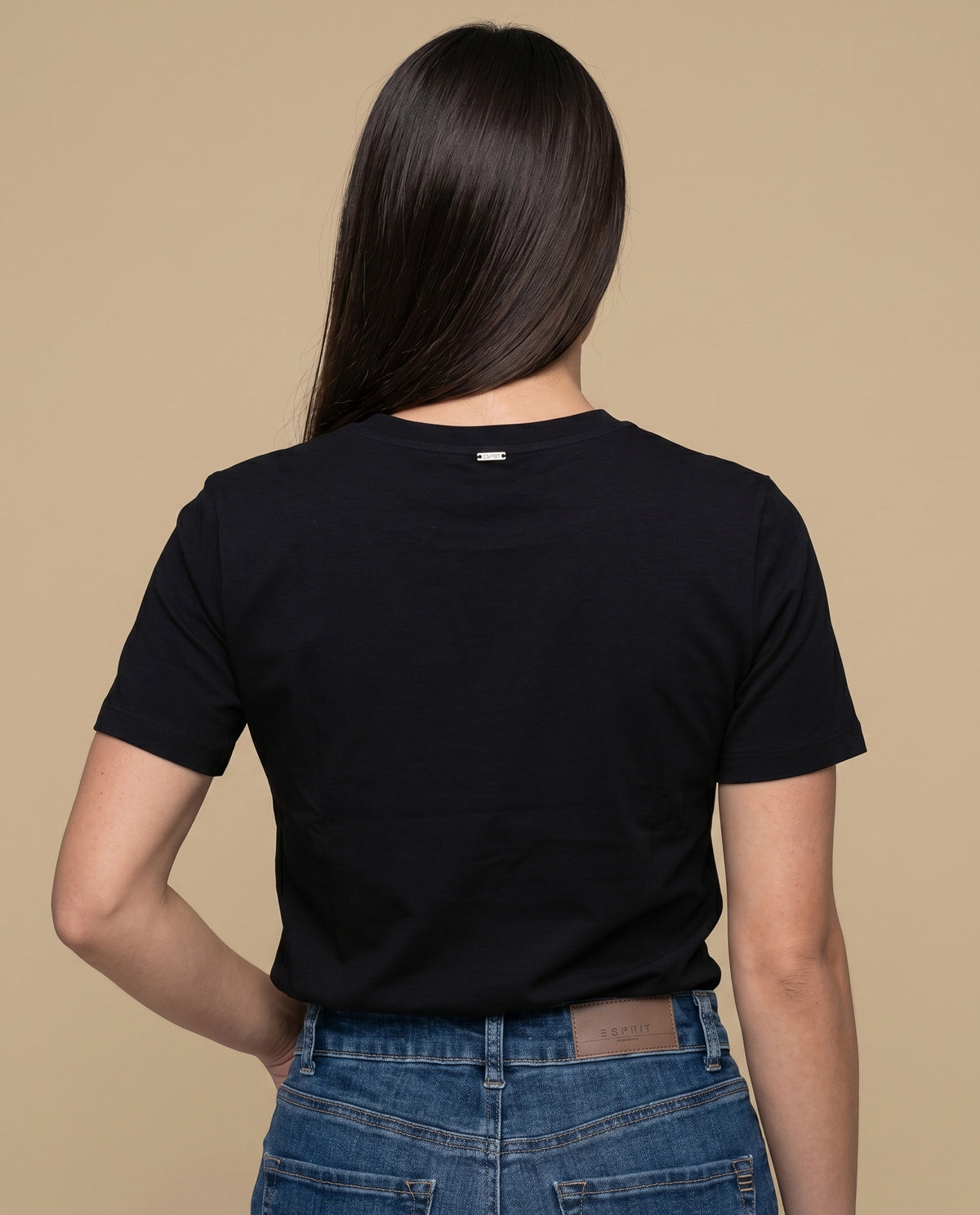 Camiseta manga corta bordada - Negro 34_905H083_NEG190303_4